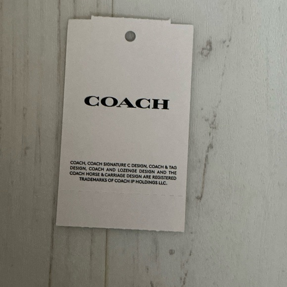 Coach Signature Brown and Cream Wristlet - Picture 8 of 8